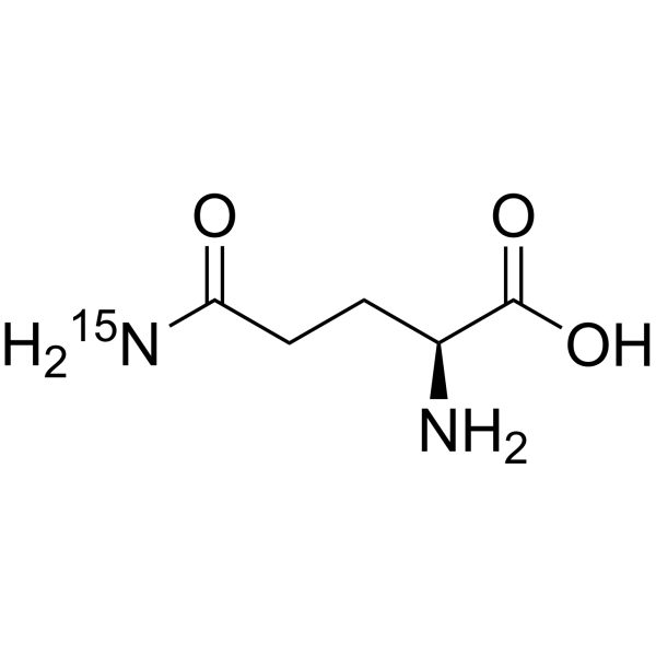 L-Glutamine-15N-1 (L-Glutamic acid 5-amide-15N-1) 59681-32-2
